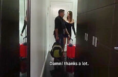 Step mom and Step son spend a night in a hotel