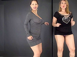 2 girls lactating breasts -No pussy