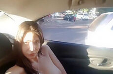 Big wet Orgasm in her car.