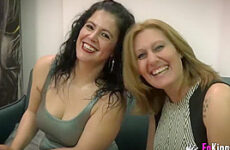 Nuria and Montse's threesome with Julian's cock