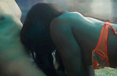 Delphine - Sexy Gabi Paltrova Blindfolds Boyfriend And Fucks Him Hard