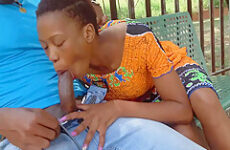 Risky Public Sloppy Blowjob From Horny Wet Ebony Cutie