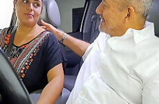 Aly Gives Him A Salivary Blowjob In The Car Shes At Sucking Cock!