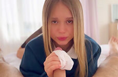 Brazen Schoolgirl Found Girlfriends Panties