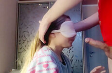 Brother Teaches Step Sister How To Deepthroat