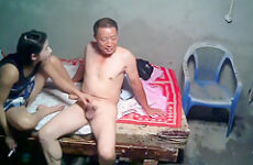 18 Year old Asian Prostitute And Happy Client