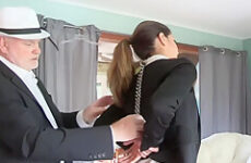 Reporter Jasmine Tricked Into Being Bound In Handcuffs