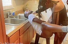 Slut Boy In Ebony Femdom Pegging Full Scene)