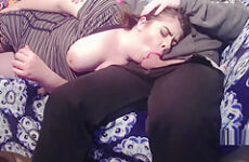 I fuck my sister's mouth while she's