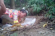 Asian Prostitute Outdoors Doggy Style