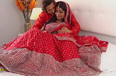 Desi Virgin Bride Fucked Hard on Suhagraat by Her Husband