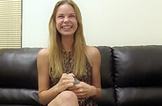 Super Adorable 19 Year Old Blonde Candace Gets Mouth & Butt Fucked!