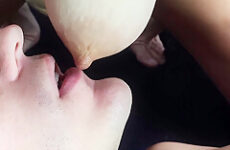 Saggy Tits Sucking Closeup