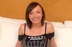 Super-petite teen that weighs 87 lbs stars in this amateur porn