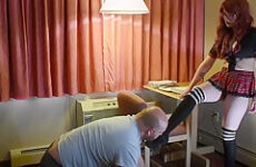 Perverted Tutor Gets Ballbusted