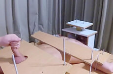 Amateur Femdom CBT and handjob with post orgasm torture