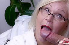 Boss Confronts His Mature Employee Lacey Because He Found Sexy Photos Of Her On The Computer