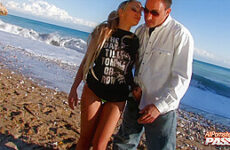 Cock Sucking By The Beach With Krystal