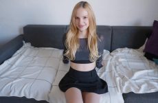 A Gag Instead Of A Lollipop For A Beautiful Fertile Blonde