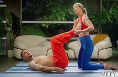 Barbie Feels - Fit Yoga Milf Rides College Cock