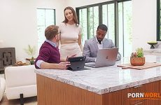 Slutty Cheating Housewife Bella Rolland Bends Over F