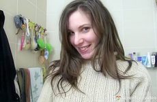 Shy Girlfriend Takes Care Of Her Boys Dick