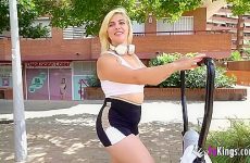 Andrea Blondes First Experience With An Old Man! Amazing!