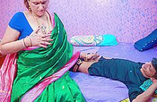 Stepmom Caught Her Stepson While He Was Planning For Masturbating