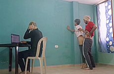 My Slutty Stepmom Fucks My Friend While Im Working On The Computer