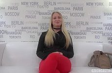 Sensuous Minx Tereza First Casting Sex Clip
