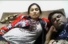 Beautiful Bhabhi Smnoking n enjoring with hubby webcam