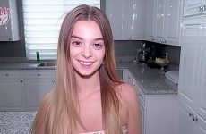 Young Chick With Small Tits Enjoys A Strong Cock