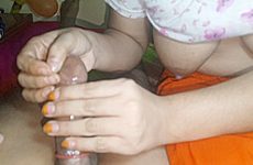 Hot Bengali Aunty Blowjob & Hand Job Cumshaw With Beautiful Lips