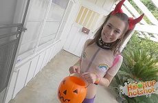 Slim Gets Banged After Trick Or Treating